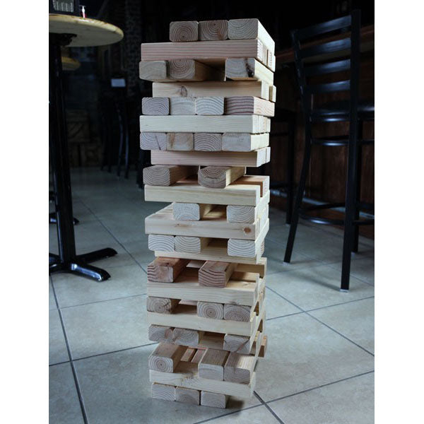 Giant Block Stacking Game