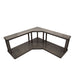 Counter Caddies™ - Earl Grey Stained Corner Shelf - 8.75 Inch