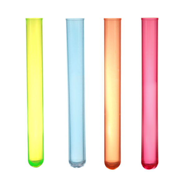 Long SHOTZ® 7" Test Tube Shooters, Smooth Polystyrene (100 Pack)