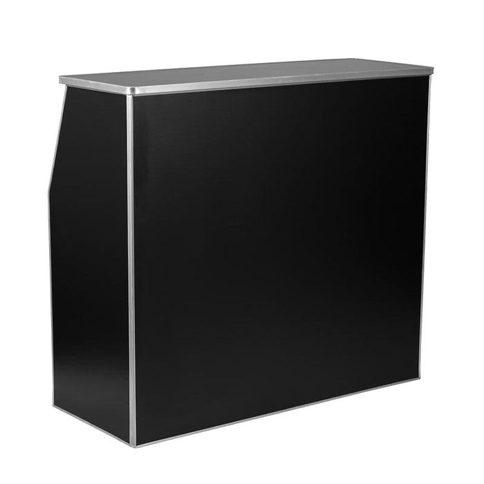 Portable Bar - Black Laminate - 4 FT.