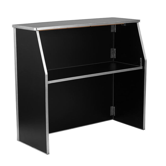 Portable Bar - Black Laminate - 4 FT.