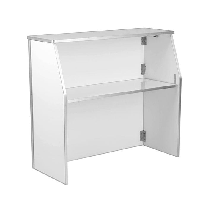 Portable Bar - White Laminate - 4 FT.