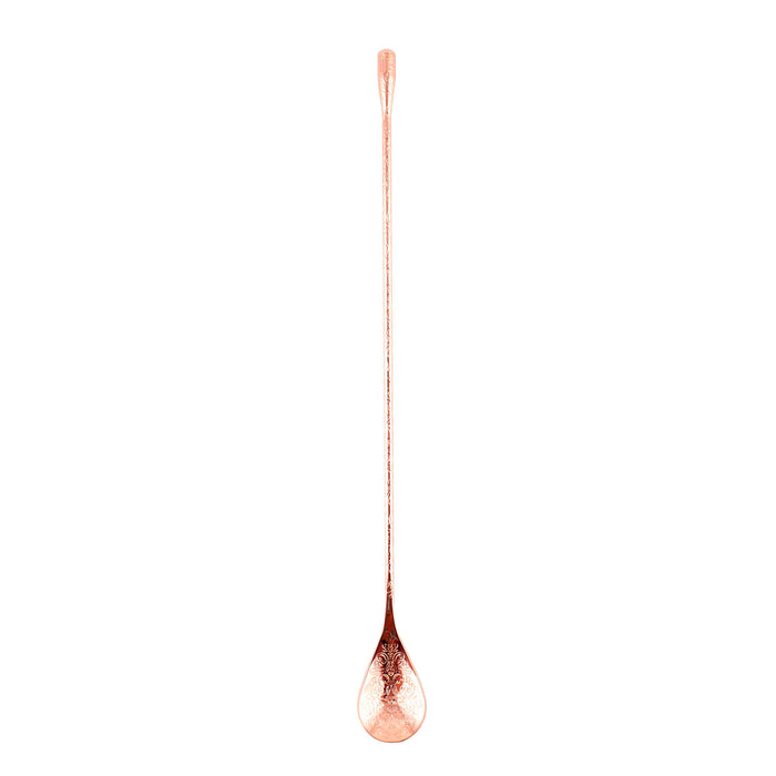 BarConic® Floral Etched Teardrop Bar Spoon ( Color Options )