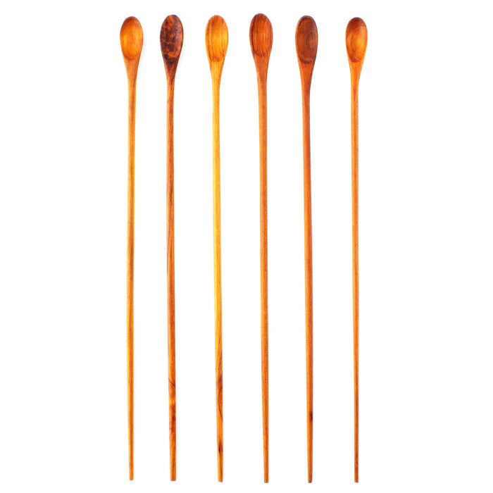 Bali Teak Stirring Spoons - 6 pack