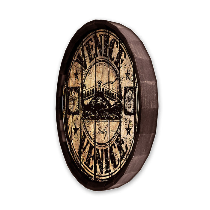 Venice Stamp Barrel Top Tavern Sign