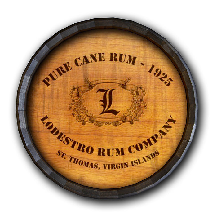 Cane Rum Barrel Top Tavern Sign