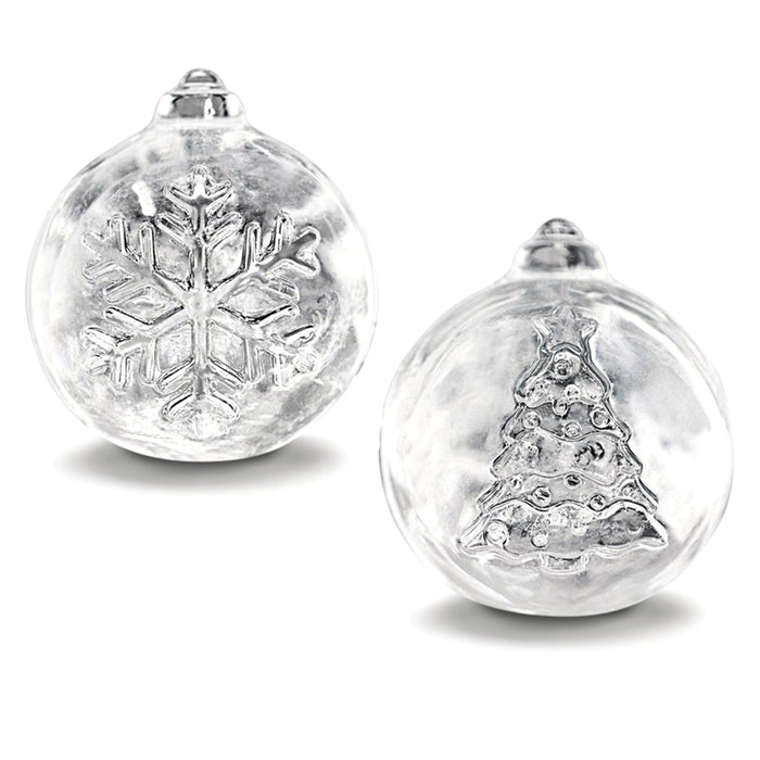 Christmas Ornament Ice Ball Molds - Design & Set Options