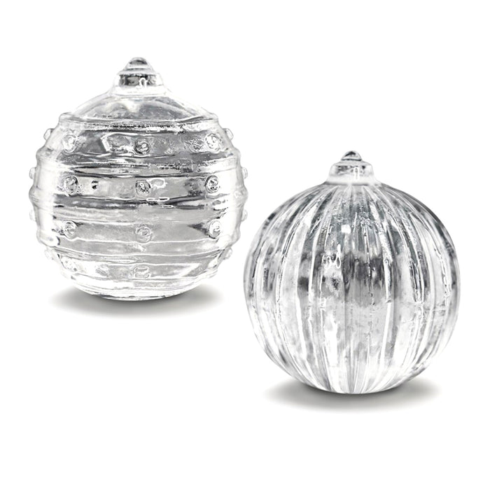 Christmas Ornament Ice Ball Molds - Design & Set Options