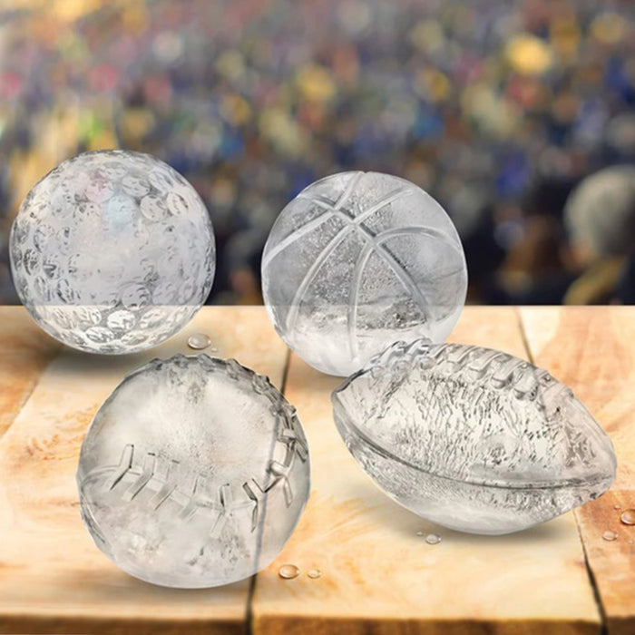 Sports Ball Ice Molds - Set of 4