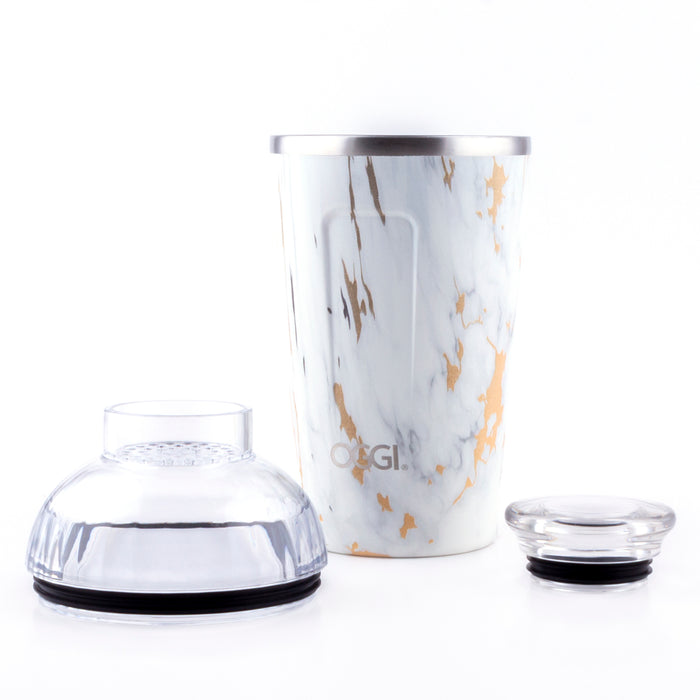 Double Wall Vacuum Insulated Cocktail Shaker - 17oz Marble