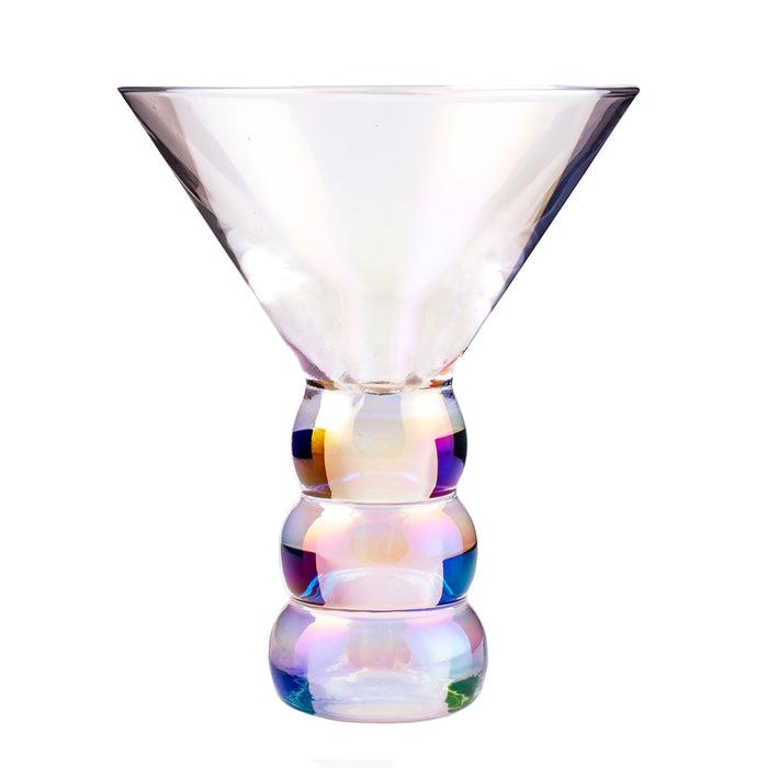 Martini Glass Iridescent - 7 ounce