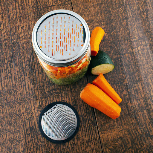 Microplane® Jar Lid Grater Set - Fine & Ribbon