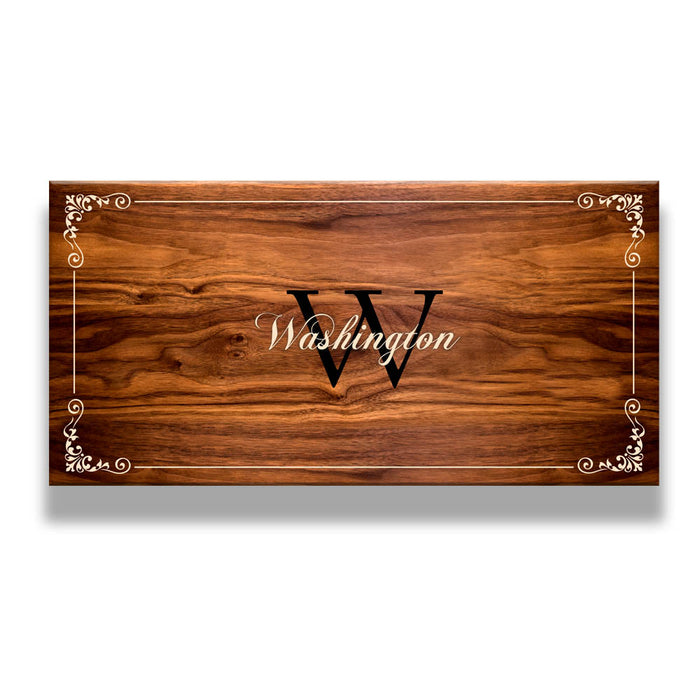 Murphy WalBAR™ - CUSTOMIZABLE Family Monogram Design