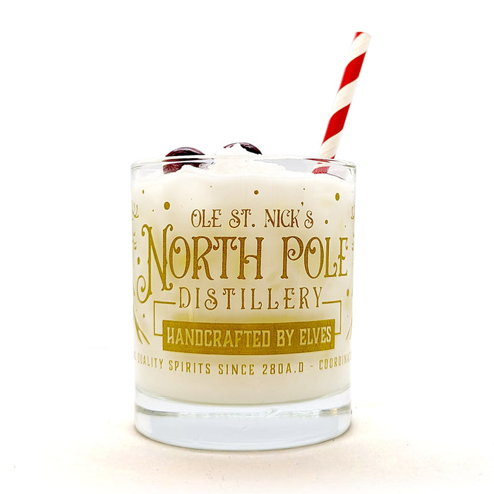 BarConic® Christmas Collection Glassware - North Pole Distillery - 10 Ounce