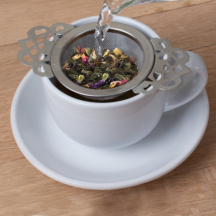 English Tea Strainer - Chrome