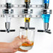 4 Bottle Wall Mounted Liquor Dispenser