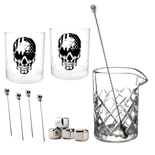 BarConic® Skull Whiskey Set