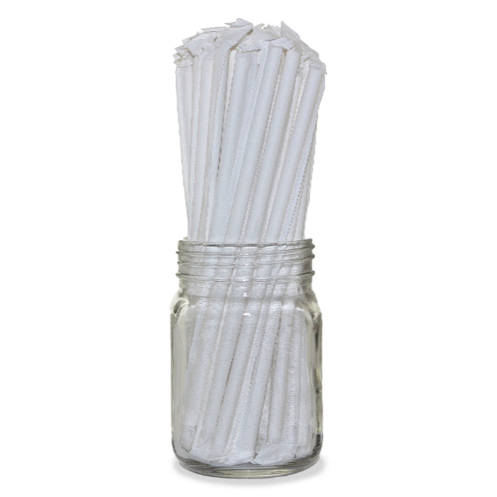 Eco Friendly Wrapped Paper Straws - Pack of 200