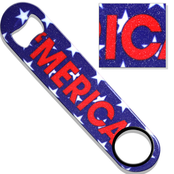 Glitter 'Merica F*#K Yeah Kolorcoat™ Speed Bottle Opener