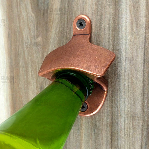 BarConic® Wall Mounted Bottle Opener - Antique Copper