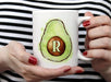 CUSTOMIZABLE 15 ounce Coffee Mug - MONOGRAM - Avocados