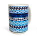 Aztec Pattern Ceramic Mugs - Color Variants - 15 oz