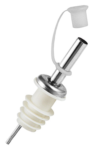 Liquor Pourer - Metal With Attached Cap