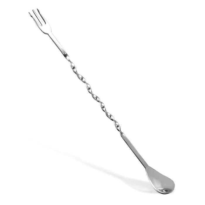 Trident Bar Spoon with Garnish Pick