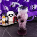 BarConic® Skull Party Yard w/lid & straw - clear - 30 ounce