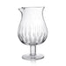 Feather Etched Stemmed Mixing Glass