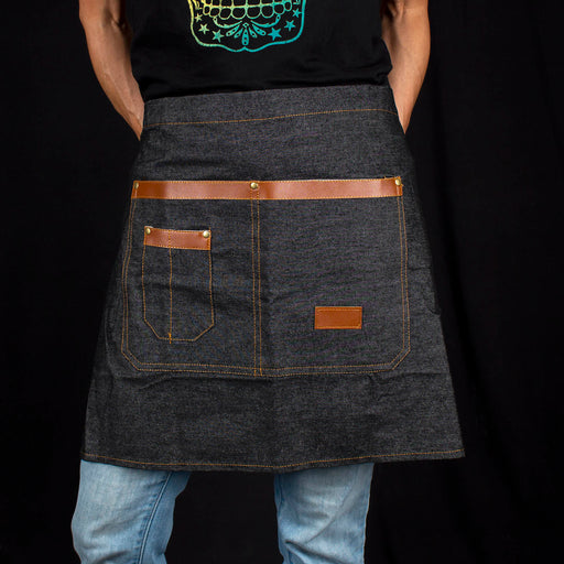 BarConic® Waist Black Denim Apron