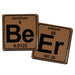 Elements of Beer Foam Kolorcoat™ Coaster - 3.5 inch Square