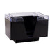 NAPKIN BAR CADDY - 3 COMPARTMENT- BLACK/CLEAR