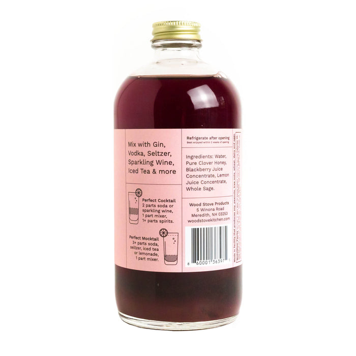 Blackberry & Sage Mixer -16 ounce