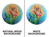 Blonde Mermaid Round Wooden Table Top - Two Sizes Available