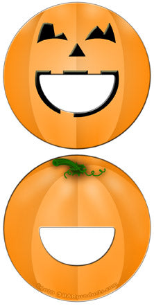 Round Bottle Opener - Pumpkin