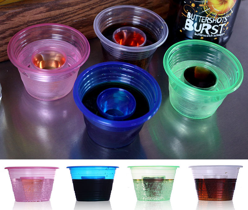 Disposabomb™ Bomb Shot Cups / Power Bomb - BLUE - SLEEVE OF 50