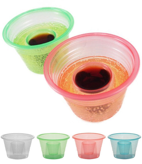 Disposabomb™ Bomb Shot Cups / Power Bomb - RED - SLEEVE OF 50