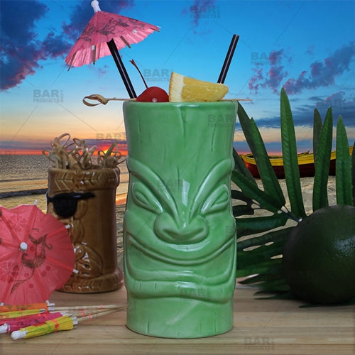 BarConic® Tiki Drinkware - Tiki Bar - 12 oz [Box of 4]