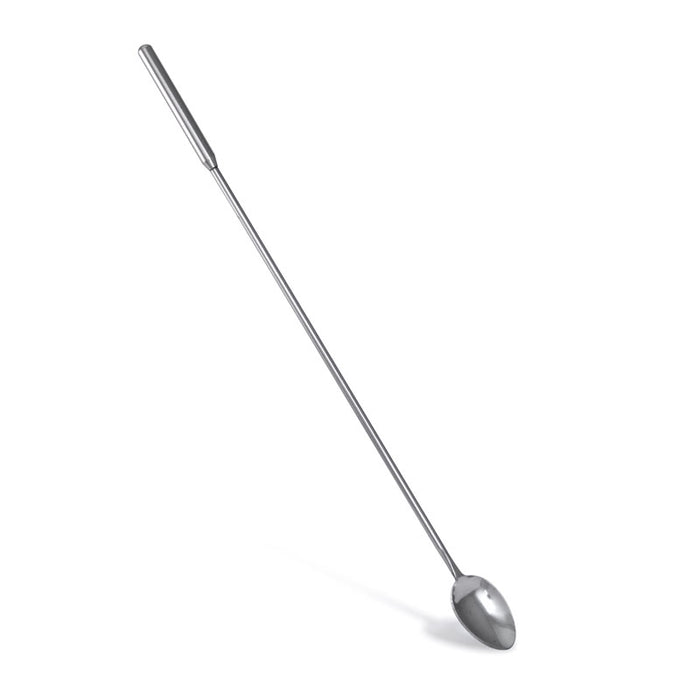 Bar Spoon w/ Long Handle & Oval Spoon - 12"