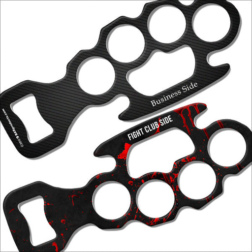 Kolorcoat™ Knuckle Buster Bottle Opener - Business Front