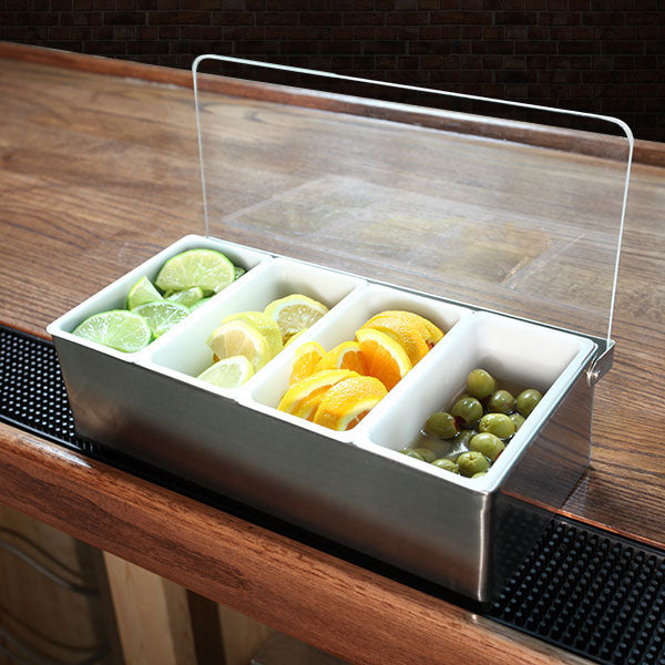 Stainless Steel Condiment Holders (Fruit Trays)