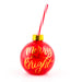 Christmas Ornament Glass Tumbler