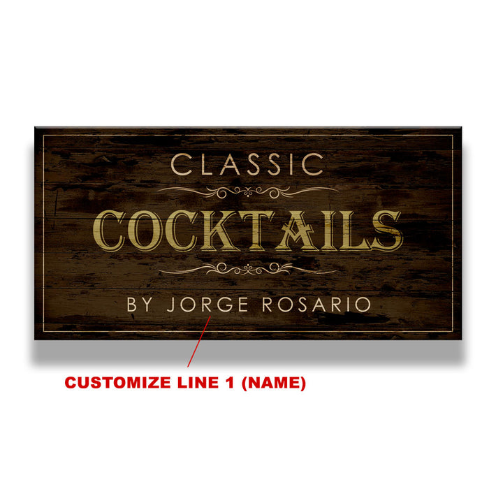 Murphy WalBAR™ - CUSTOMIZABLE Classic Cocktail Design