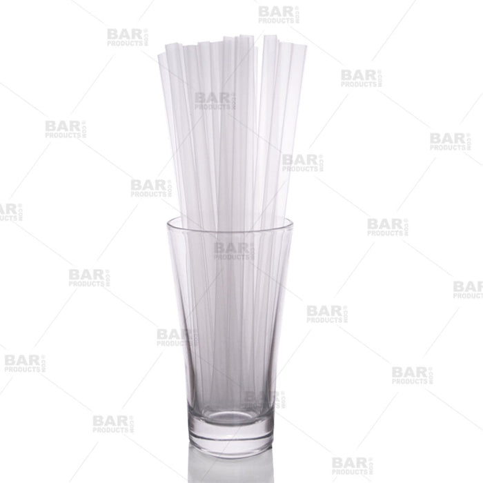 BarConic® 8" Straws - Clear