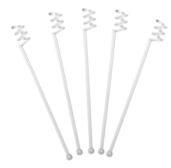 BarConic® Swirl Top Stirrers - 6.5" - Color Options - Pack of 200