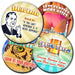 Spring Break Foam Kolorcoat™ Coasters - 4 inch Round