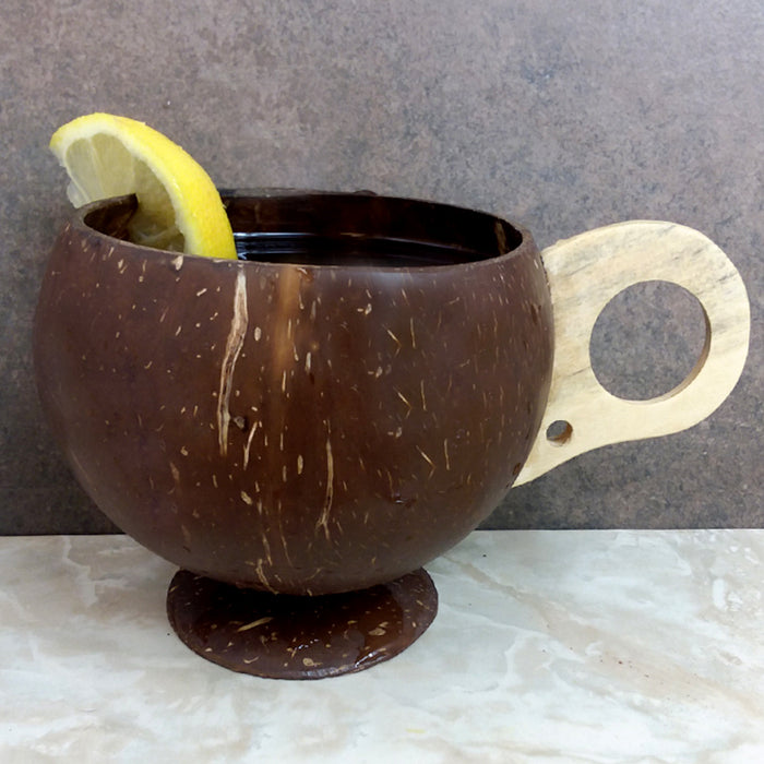 BarConic® Real Coconut Cup with Handle