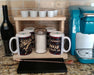 Counter Caddies™ - NATURAL - 12" STRAIGHT Shelf w/ K-Cup Holes 