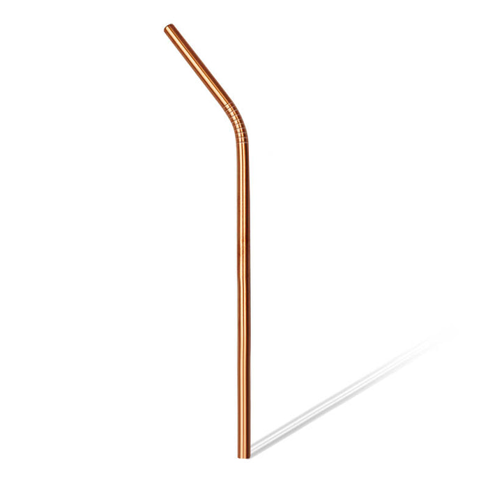 BarConic® Copper Plated Curved Straw